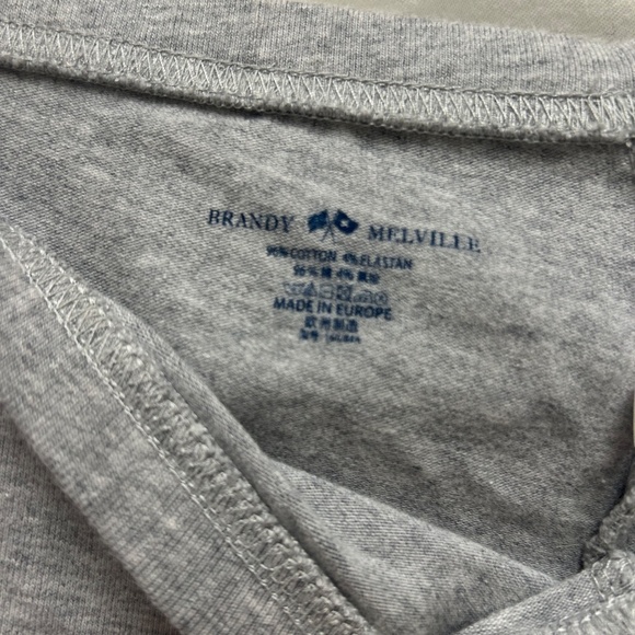 Grey Brandy Melville Flare Leggings - Picture 2 of 2